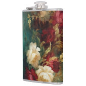 Rood Wit Groen Bloemen Heupfles (Links)