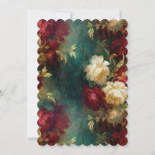 Rood Wit Groen Bloemen Kaart (Achterkant)