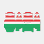 Rood Wit Groen Kerstmis Party Favor Boxes Bedankdoosjes (Uitgevouwen)