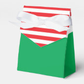 Rood Wit Groen Kerstmis Party Favor Boxes Bedankdoosjes (Voorkant Zijde)