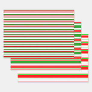 Rood, wit, groen kerstvormig lampje inpakpapier vel