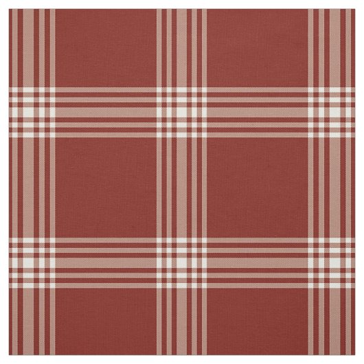 Rood & Wit Groot geruite Stof (Swatch)