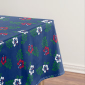 Rood & Wit Hibiscus Tafelkleed (Voorbeeld)