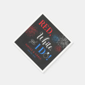 Rood Wit & Ik Doe 4 juli servetten (Hoek)