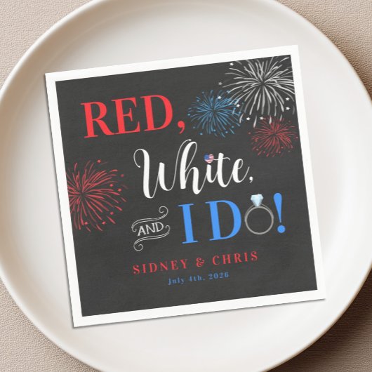 Rood Wit & Ik Doe 4 juli servetten