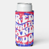 Rood Wit Ik Doe Amerika Tie Dye Bachelorette (Seltzer Voorkant)