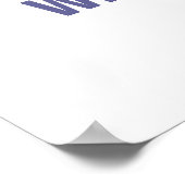 Rood Wit & IK DOE Patriottische Trouwfeest Borrel  Poster (Hoek)