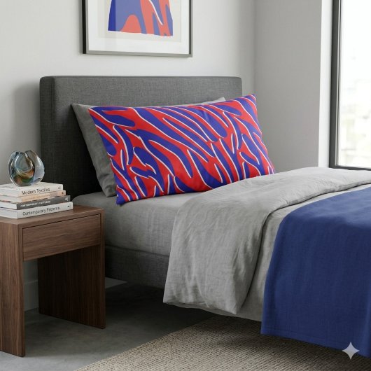 Rood, Wit & Moedig | Tijgerstreep Pillowcase Kussensloop