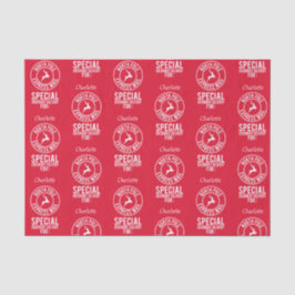 Rood & Wit Naam Van Noordpool Weefselpapier Tissuepapier