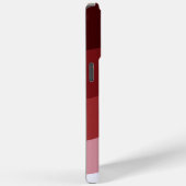 Rood Wit Ombre Wave patroon Case-Mate iPhone Case (Achterkant / Rechts)