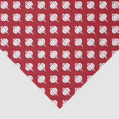 rood wit papier loodje (Detail)