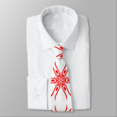 rood wit patroon A 2-22 Stropdas (Gebonden)