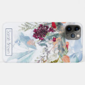 ROOD WIT & SINAASAPPEL ELEGANTE BLOEM Case-Mate iPhone CASE (Achterkant (horizontaal))
