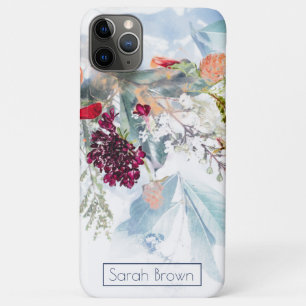 ROOD WIT & SINAASAPPEL ELEGANTE BLOEM iPhone 11 PRO MAX HOESJE