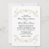 Rood & Wit Spelen Kaart - Hearts Wedding Uitnodige (Achterkant)