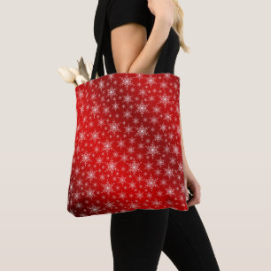 rood, wit, ster, sterren, Kerstmis + Steekproef, g Draagtas