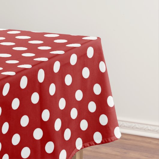 Rood wit stip tafelkleed (Voorbeeld)