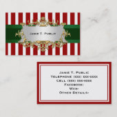 Rood wit streep, groen lint, goud ingelijste label (Voorkant / Achterkant)