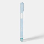 Rood wit vuurtoren stenen zand waterverf Case-Mate iPhone case (Achterkant / Rechts)