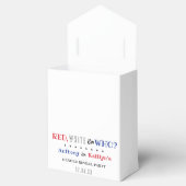 Rood, Wit & Wie? 4 juli Geslacht onthullen Partij Bedankdoosjes (Geopend)