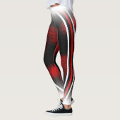 rood + wit + zwart leggings (Links)