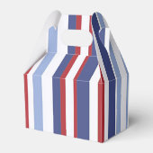 Rood witte blauwe streep voorvak bedankdoosjes (Achterkant)