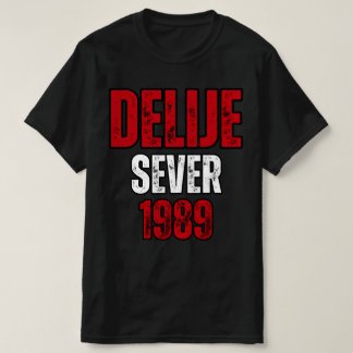 Rood Witte Delije Noord 1989 T-shirt