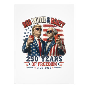 Rood Witte Drank Trump George Washington 250 Foto Afdruk