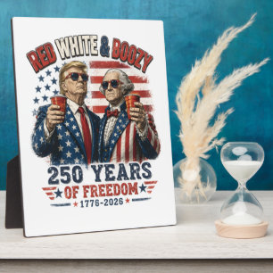 Rood Witte Drank Trump George Washington 250 Fotoplaat