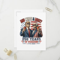 Rood Witte Drank Trump George Washington 250