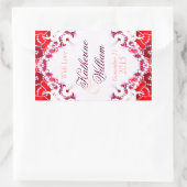 Rood-witwijn 4,5 x 2,7-inch Sticker (Tas)