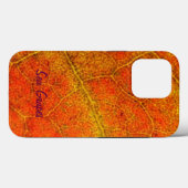 Rood Zee Druivenblad Case-Mate iPhone Case (Achterkant (horizontaal))