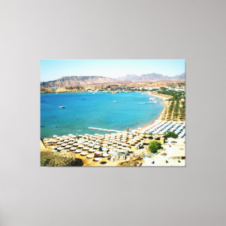 Rood Zee in de stad Sharm el Sheikh (Egypte) Canvas Afdruk