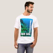 Rood Zee scuba duiken T-shirt (Voorkant volledig)