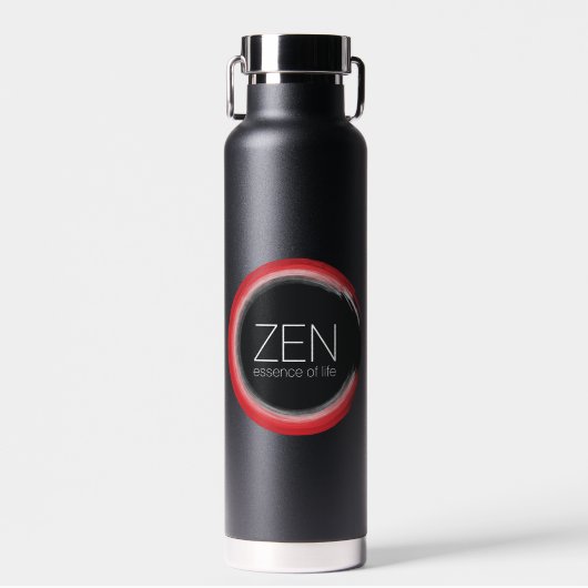 Rood Zen Water Fles (Voorkant)