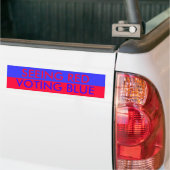 Rood zien bumpersticker (Op Truck)