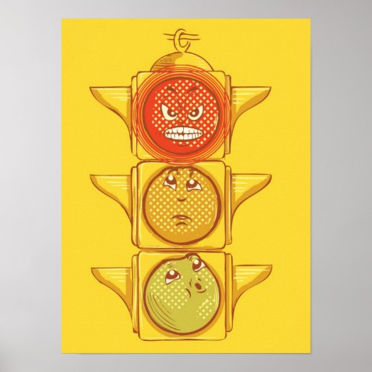 Rood zien poster (Voorkant)