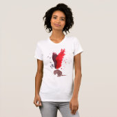 Rood zien t-shirt (Voorkant volledig)