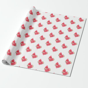 Rood zoet Juicy Watermeloen Verpakkingspapier Cadeaupapier