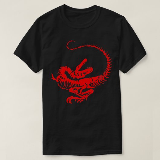 Rood zonder been t-shirt (Design voorkant)