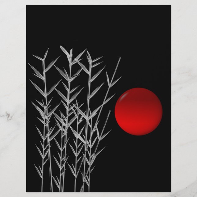 Rood zonzwart, wit (Voorkant)