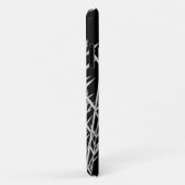 Rood zonzwart, wit Case-Mate iPhone case (Achterkant/rechts)