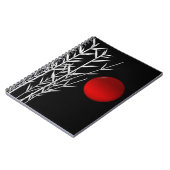 Rood zonzwart, wit notitieboek (Linkerzijde)