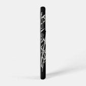 Rood zonzwart, wit samsung galaxy hoesje (Rechterkant)