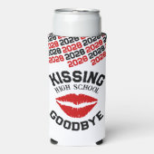 Rood & Zwart Afstuderen Kissing High School Vaarwe (Seltzer Voorkant)