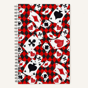 Rood & Zwart Alice in Wonderland Notitieboek – Fan