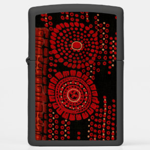 Rood / zwart Art Deco
