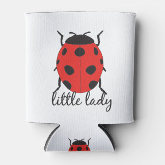 Rood & zwart Baby lieveheersbeestje Schattige rood Blikjeskoeler