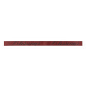 Rood zwart blaasjes Satin Ribbon Lint (Voorkant)