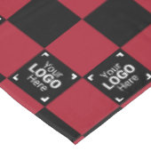 Rood & Zwart Check Business & Kantoor Event / Fees Tafelkleed (Gekanteld)